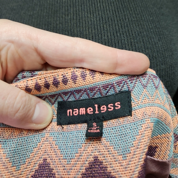 Nameless Blazer Collarless Aztec - Picture 2 of 7